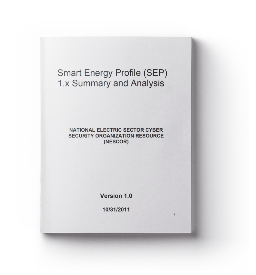 Smart Energy Profile (SEP) 1.x Summary and Analysis, Version 1.0